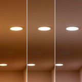 SET COMPLETO WHITE - SPOT EMPOTRABLE LED 12W TRICOLOR - PARA CAJA OCTOGONAL