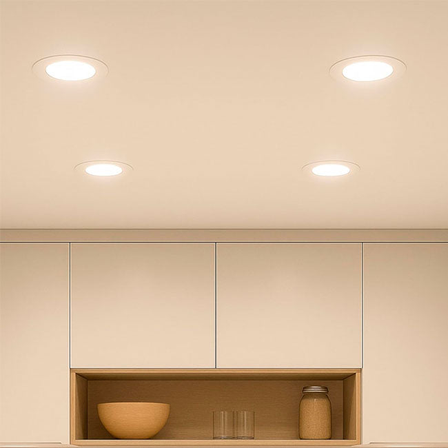 SET COMPLETO WHITE - SPOT EMPOTRABLE LED 12W TRICOLOR - PARA CAJA OCTOGONAL