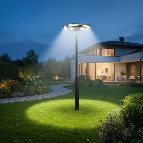 REFLECTOR SOLAR OVNI SLIM LED 600W + CONTROL REMOTO