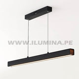 LÁMPARA COLGANTE MARSELLA LINE BLACK + CONTROL REMOTO LED