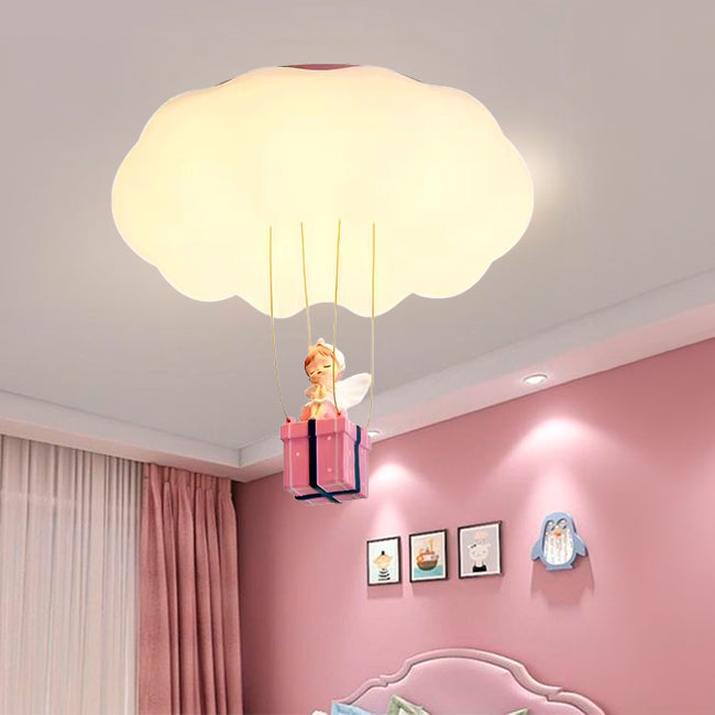 LÁMPARA DE TECHO INFANTIL LITTLE ANGEL LED + CONTROL REMOTO