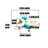 LÁMPARA DE TECHO INFANTIL AERO DREAM LED + CONTROL REMOTO