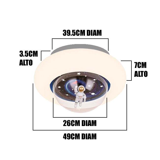 LÁMPARA DE TECHO INFANTIL GALAXY BEAM LED + CONTROL REMOTO