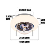 LÁMPARA DE TECHO INFANTIL GALAXY BEAM LED + CONTROL REMOTO