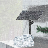 ROLLO DE CINTA LED 10 MTS CON PANEL SOLAR RGB MUTILCOLOR IP65 + CONTROL REMOTO