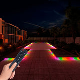ROLLO DE CINTA LED 10 MTS CON PANEL SOLAR RGB MUTILCOLOR IP65 + CONTROL REMOTO