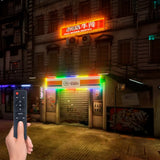 ROLLO DE CINTA LED 10 MTS CON PANEL SOLAR RGB MUTILCOLOR IP65 + CONTROL REMOTO