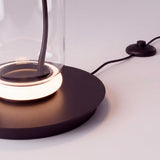 LÁMPARA DE PIE LED ALTEA BLACK 4 AROS LUZ CÁLIDA