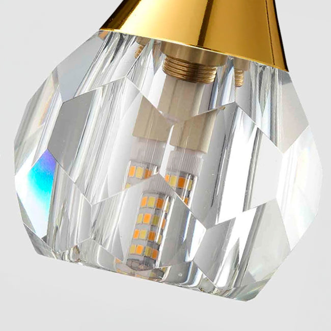 LÁMPARA COLGANTE CASCADA VERSALLES GOLD LED