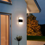 LÁMPARA DE EXTERIOR OLIVIA BLACK LED 12W LUZ CÁLIDA