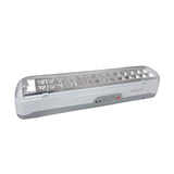 LÁMPARA DE EMERGENCIA RECTANGULAR ADOSABLE 30 LEDS SMD 7 HORAS OP-2195 LUZ BLANCA