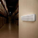 LÁMPARA DE EMERGENCIA RECTANGULAR ADOSABLE 30 LEDS SMD 7 HORAS OP-2195 LUZ BLANCA
