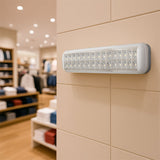 LÁMPARA DE EMERGENCIA RECTANGULAR ADOSABLE 30 LEDS SMD 7 HORAS OP-2195 LUZ BLANCA