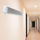 LÁMPARA DE EMERGENCIA RECTANGULAR ADOSABLE 60 LEDS SMD 8 HORAS OP-918LS LUZ BLANCA