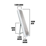 LÁMPARA DE EMERGENCIA RECTANGULAR ADOSABLE 60 LEDS SMD 8 HORAS OP-918LS LUZ BLANCA