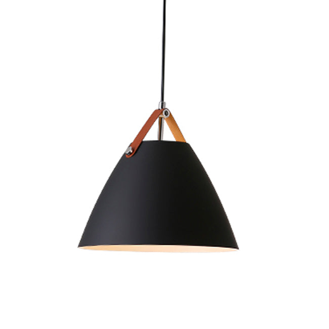 LÁMPARA COLGANTE CAMPANA DE ALUMINIO NAGOYA BLACK / SIN FOCO