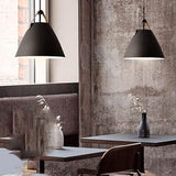 LÁMPARA COLGANTE CAMPANA DE ALUMINIO NAGOYA BLACK / SIN FOCO