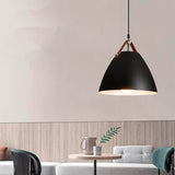 LÁMPARA COLGANTE CAMPANA DE ALUMINIO NAGOYA BLACK / SIN FOCO