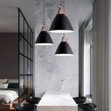 LÁMPARA COLGANTE CAMPANA DE ALUMINIO NAGOYA BLACK / SIN FOCO