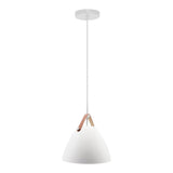 LÁMPARA COLGANTE CAMPANA DE ALUMINIO NAGOYA WHITE / SIN FOCO