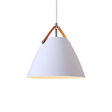 LÁMPARA COLGANTE CAMPANA DE ALUMINIO NAGOYA WHITE / SIN FOCO