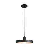 LÁMPARA COLGANTE CAMPANA DE ALUMINIO STANFORD BLACK / SIN FOCO