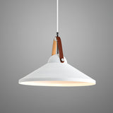 LÁMPARA COLGANTE CAMPANA DE ALUMINIO COLUMBIA WHITE / SIN FOCO