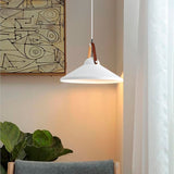 LÁMPARA COLGANTE CAMPANA DE ALUMINIO COLUMBIA WHITE / SIN FOCO