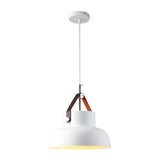 LÁMPARA COLGANTE CAMPANA DE ALUMINIO TORONTO WHITE / SIN FOCO
