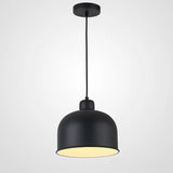 LÁMPARA COLGANTE CAMPANA DE ALUMINIO ZURICH BLACK / SIN FOCO