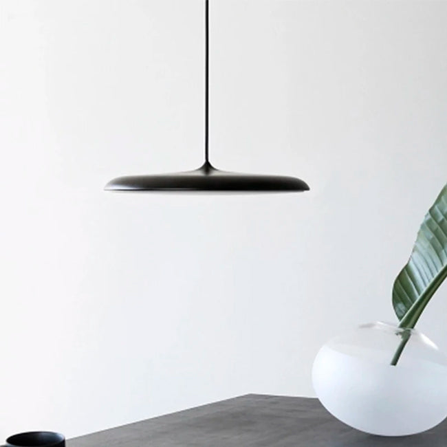 LÁMPARA COLGANTE CAMPANA UFO DE ALUMINIO ROXY BLACK LED