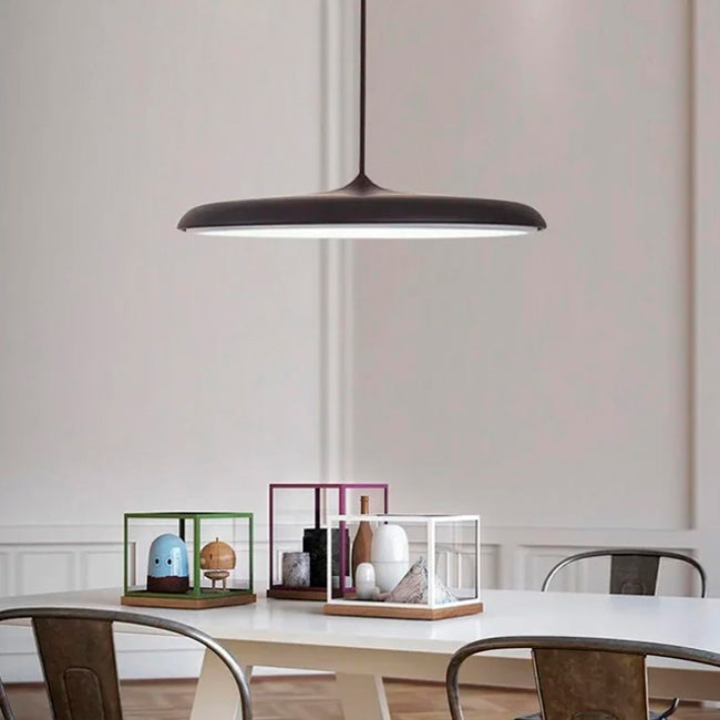 LÁMPARA COLGANTE CAMPANA UFO DE ALUMINIO ROXY BLACK LED
