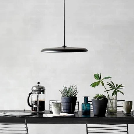 LÁMPARA COLGANTE CAMPANA UFO DE ALUMINIO ROXY BLACK LED