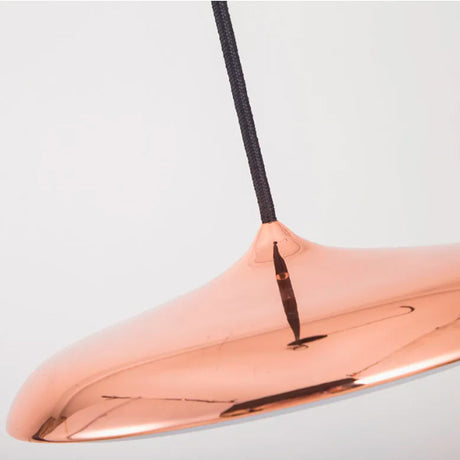 LÁMPARA COLGANTE CAMPANA UFO DE ALUMINIO ROXY ROSE GOLD LED