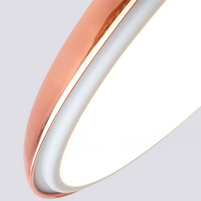 LÁMPARA COLGANTE CAMPANA UFO DE ALUMINIO ROXY ROSE GOLD LED