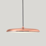 LÁMPARA COLGANTE CAMPANA UFO DE ALUMINIO ROXY ROSE GOLD LED