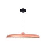 LÁMPARA COLGANTE CAMPANA UFO DE ALUMINIO ROXY ROSE GOLD LED