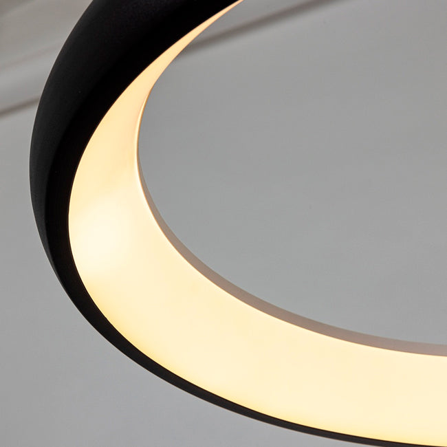 LÁMPARA COLGANTE DENVER BLACK + CONTROL REMOTO LED