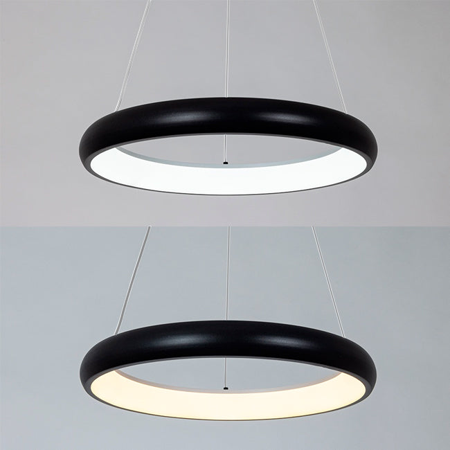 LÁMPARA COLGANTE DENVER BLACK + CONTROL REMOTO LED