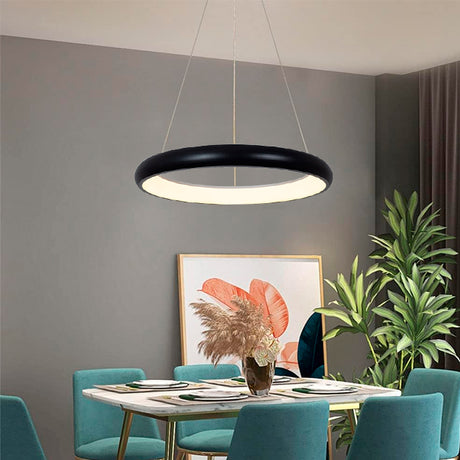 LÁMPARA COLGANTE DENVER BLACK + CONTROL REMOTO LED