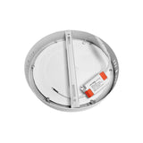 PANEL LED SIMPLE CIRCULAR 18W ADOSABLE LUZ BLANCA 6500K MARCA NUVORA