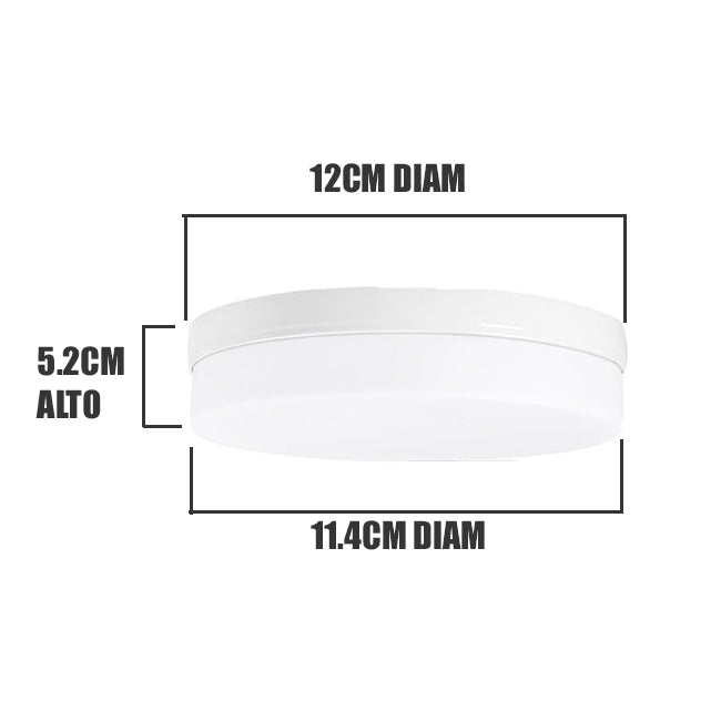 PANEL LED HIELO CIRCULAR ADOSABLE 12W 3000K LUZ CÁLIDA