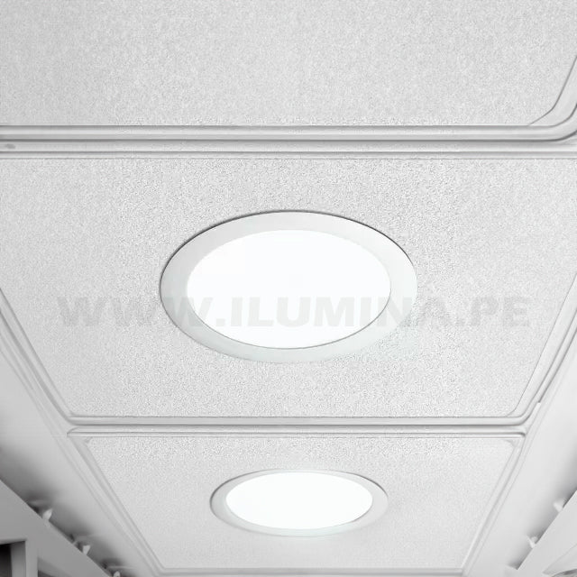 PANEL EMPOTRABLE REDONDO LED 12W