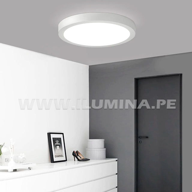 PANEL LED CIRCULAR 24W ADOSABLE BLANCA LUZ BLANCA 7000K