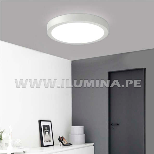 PANEL LED CIRCULAR 24W ADOSABLE BLANCA LUZ BLANCA 7000K