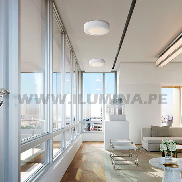 PANEL LED CIRCULAR 24W ADOSABLE BLANCA LUZ BLANCA 7000K