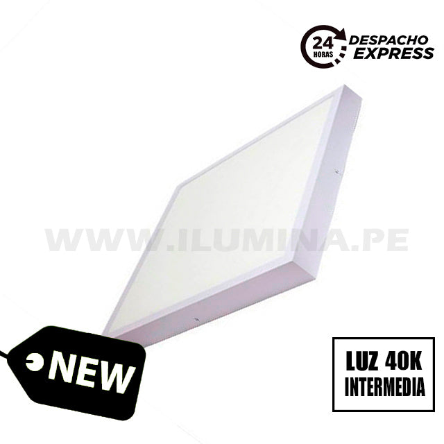 PANEL LED CUADRADO 48W 600X600 4000K LUZ INTERMEDIA Logrado