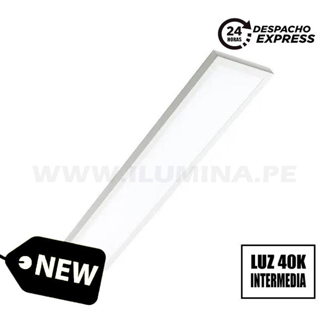 PANEL LED RECTANGULAR 32W 1200X150 4000K LUZ INTERMEDIA