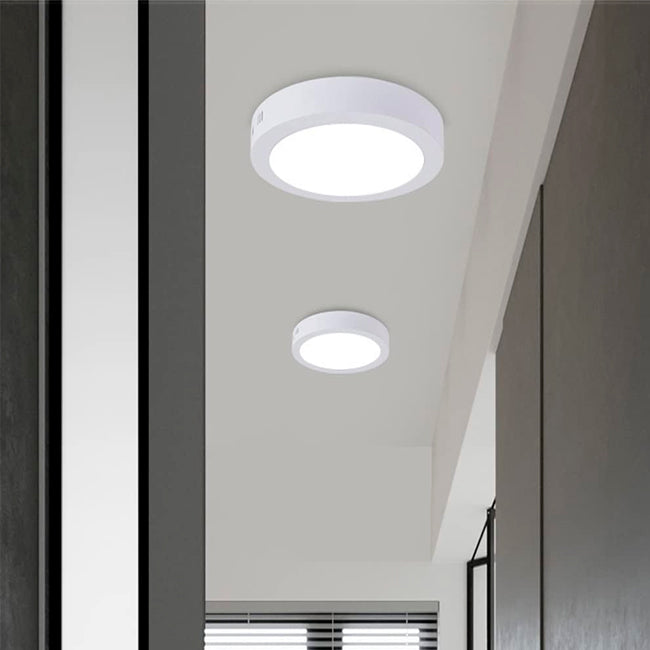 PANEL LED TRICOLOR POLICARBONATO SÚPER SLIM 12W - 27K 40K 80K EVT