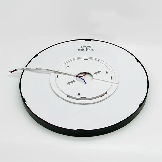 PANEL LED TRICOLOR POLICARBONATO SÚPER SLIM 42W NEGRO - TRILUZ 30K 40K ...